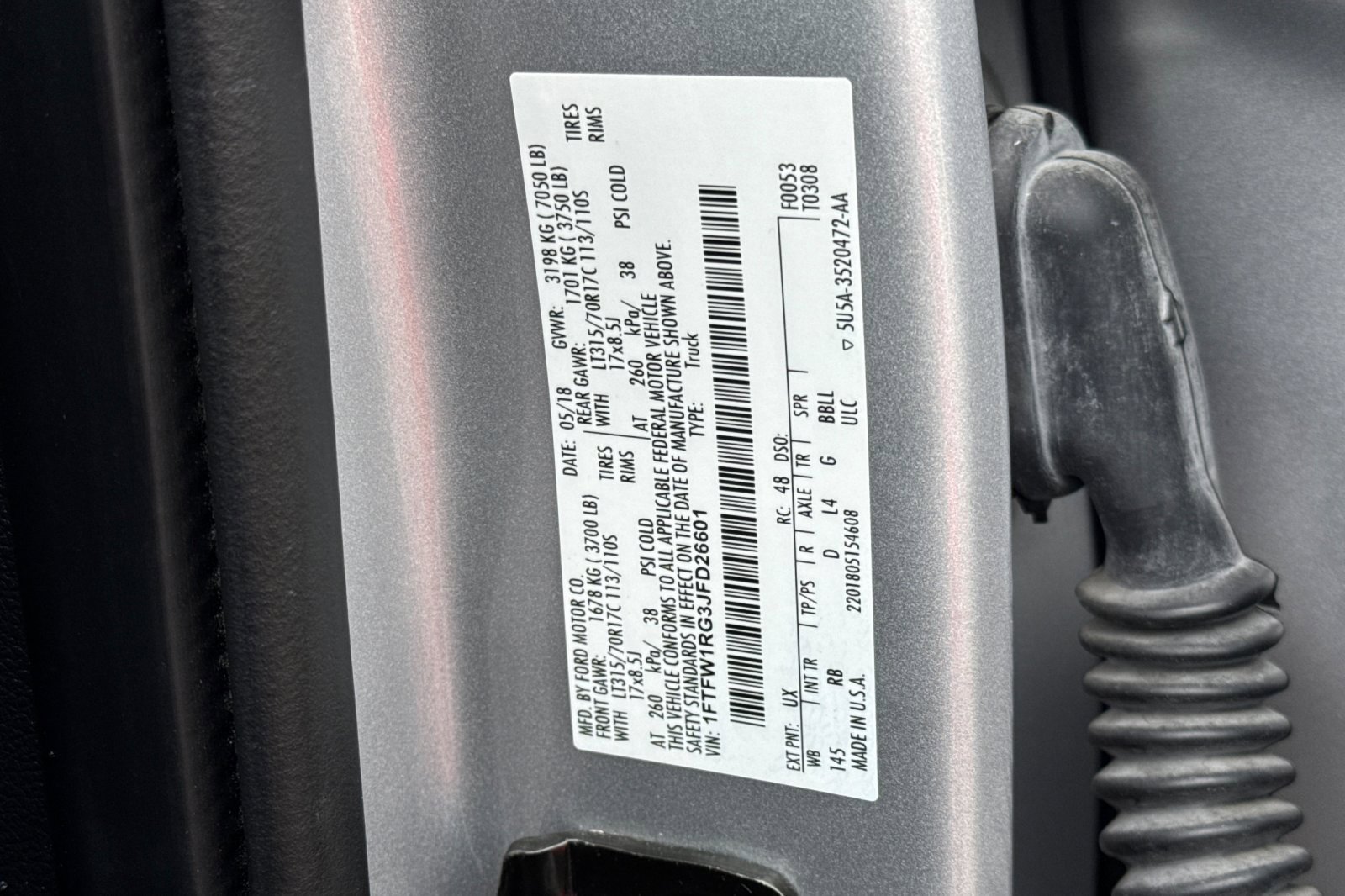 Certified 2018 Ford F150 Raptor w/ Equipment Group 802A Luxury image 29