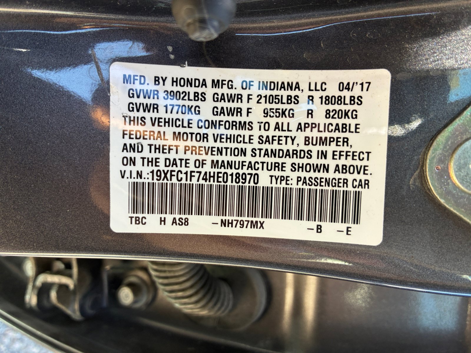 Used 2017 Honda Civic EX-L image 25