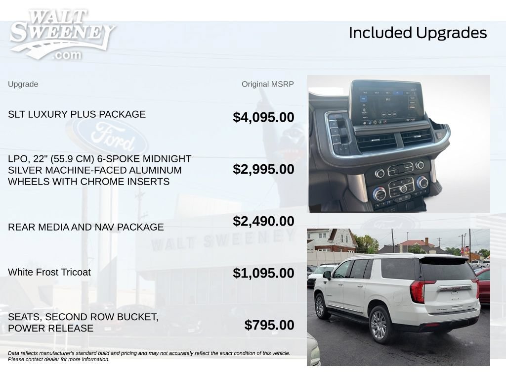 Used 2021 GMC Yukon XL SLT w/ SLT Luxury Plus Package AWD/4WD image 12