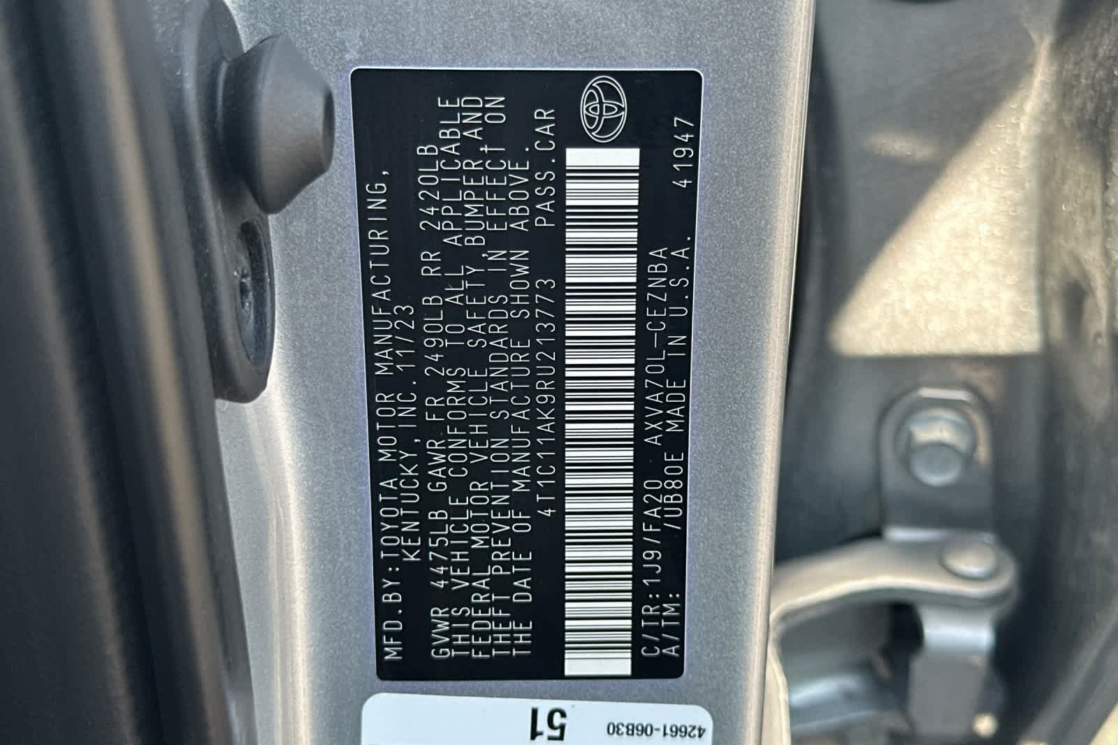 Used 2024 Toyota Camry LE FWD image 27