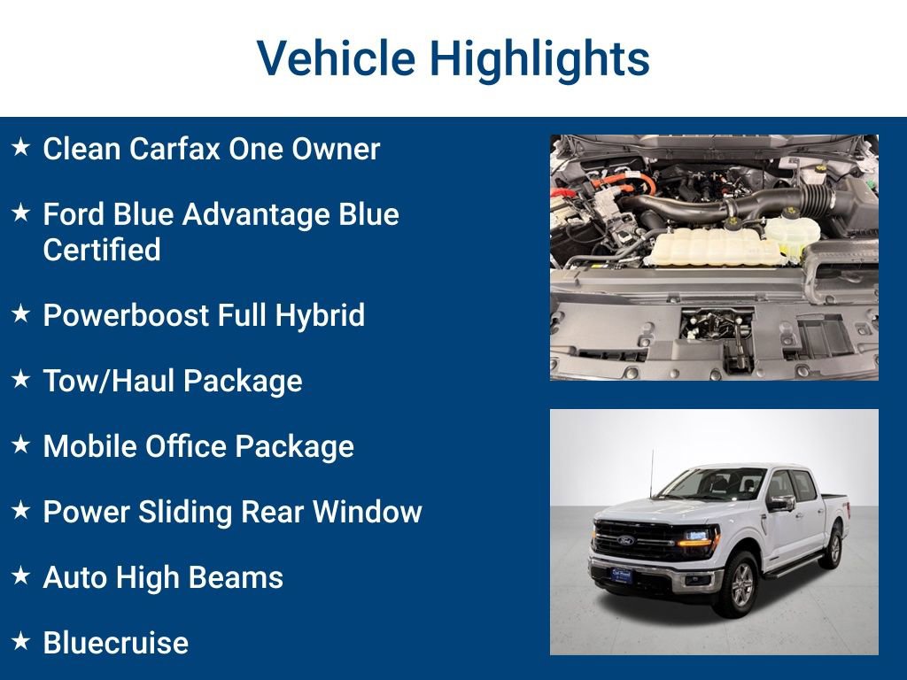 Certified 2024 Ford F150 XLT w/ Equipment Group 302A MID image 3