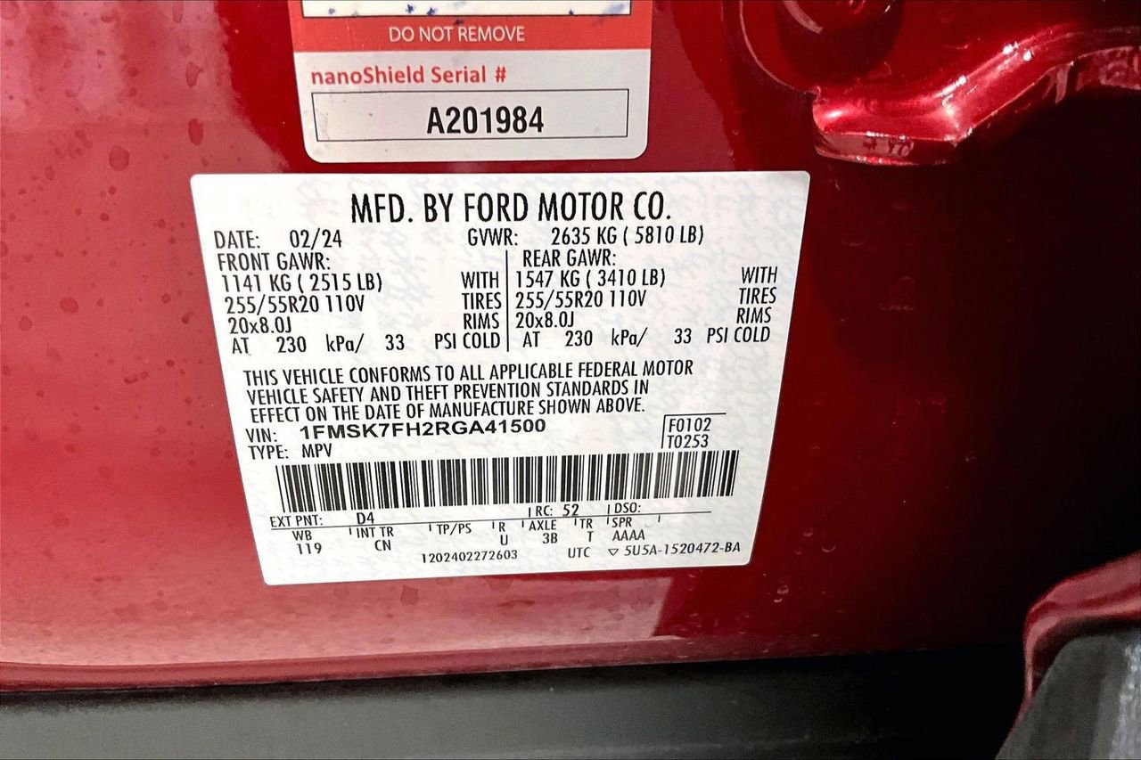 Certified 2024 Ford Explorer Limited w/ Limited Technology Package image 34