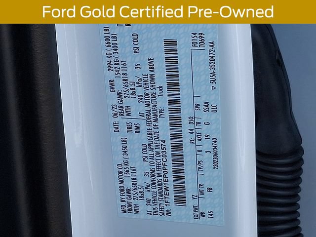 Certified 2023 Ford F150 XLT w/ Equipment Group 302A High AWD/4WD image 34
