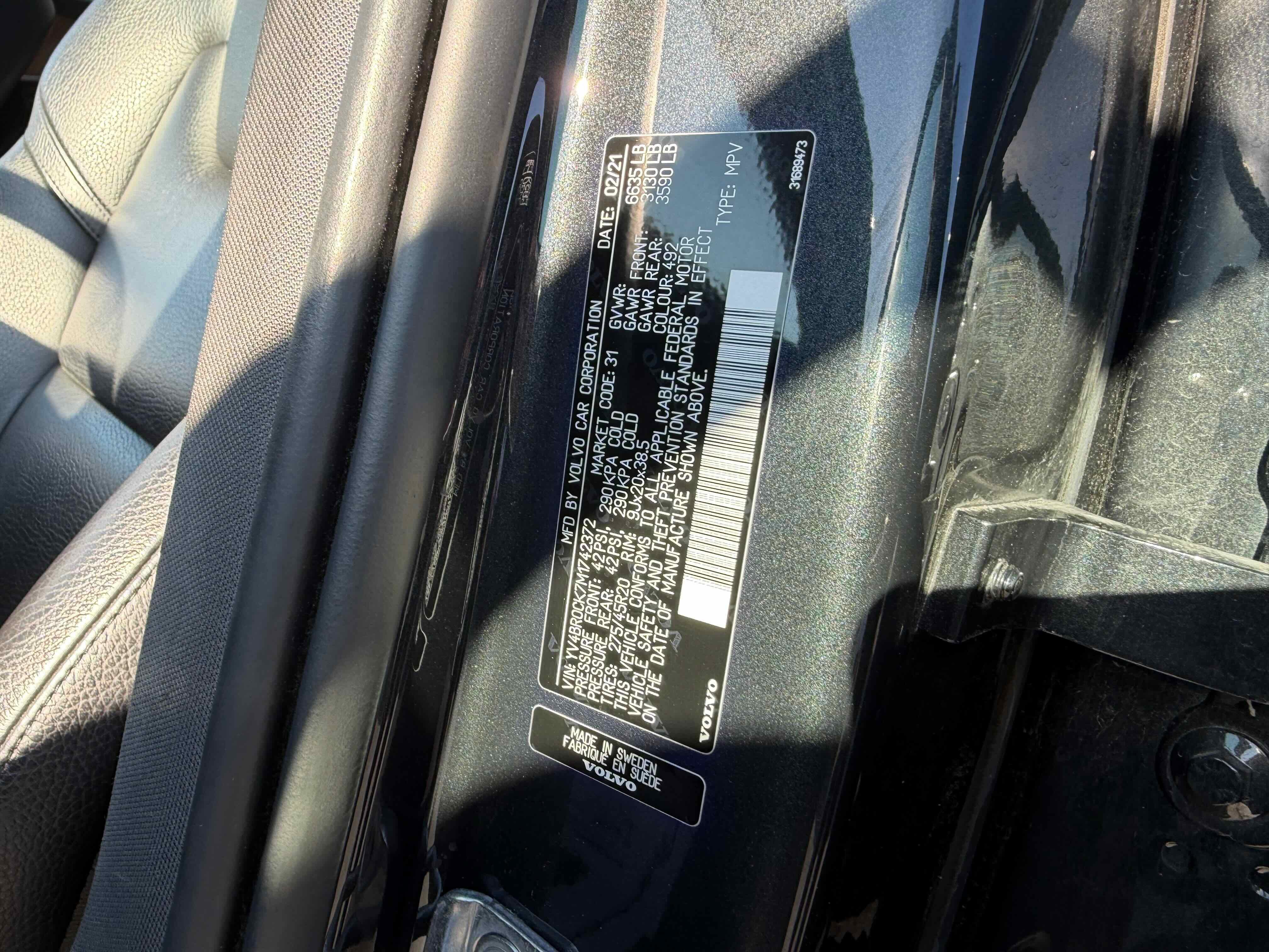 Used 2021 Volvo XC90 T8 Inscription Expression w/ Protection Package Premier image 34