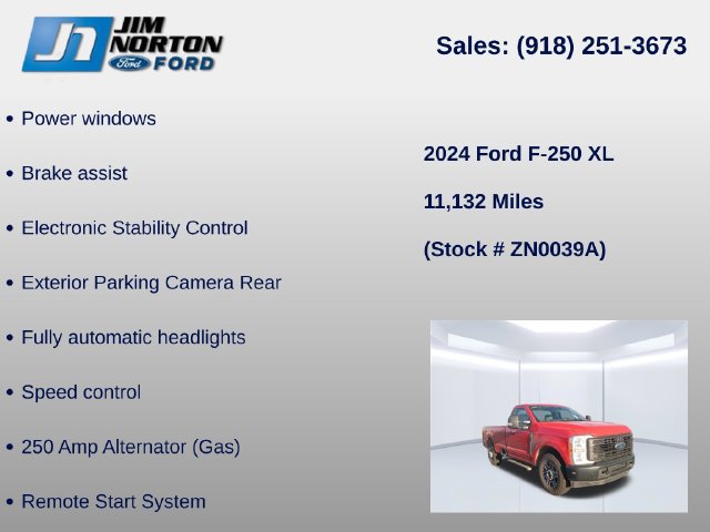 Certified 2024 Ford F250 XL RWD image 14