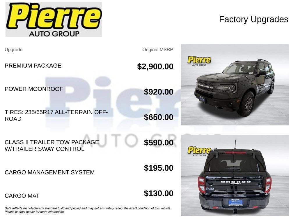 Certified 2023 Ford Bronco Sport Badlands w/ Premium Package image 14