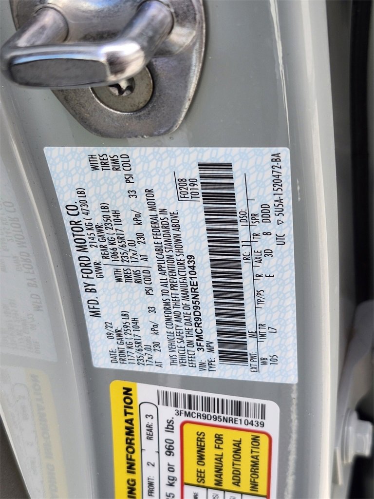 Certified 2022 Ford Bronco Sport Badlands image 32