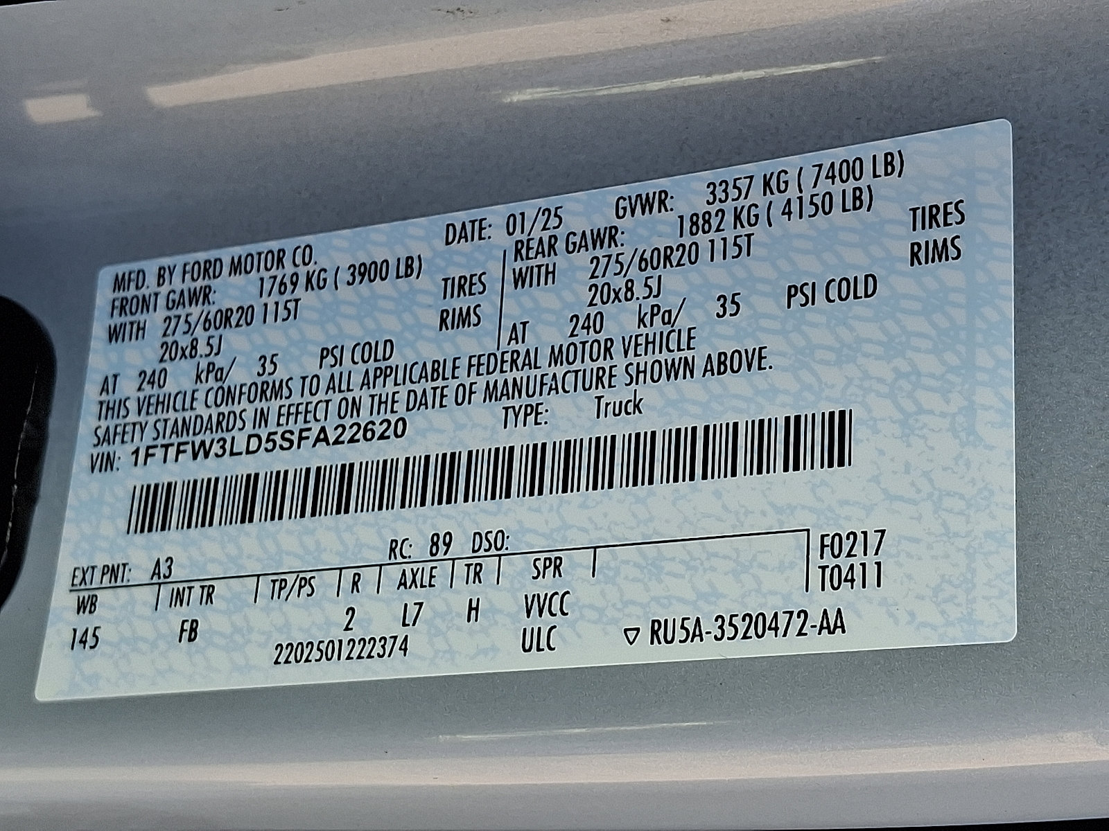Certified 2025 Ford F150 XLT w/ Equipment Group 302A MID AWD/4WD image 26