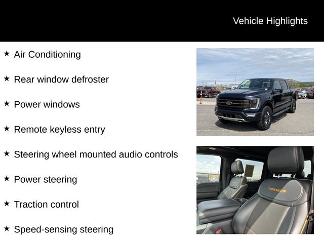 Certified 2022 Ford F150 Tremor w/ Equipment Group 402A High AWD/4WD image 16