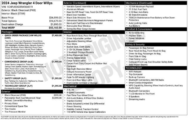 Used 2024 Jeep Wrangler Unlimited Sport AWD/4WD image 27