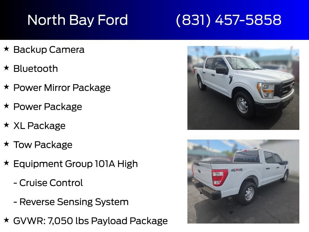 Certified 2021 Ford F150 XL w/ Equipment Group 101A High AWD/4WD image 4