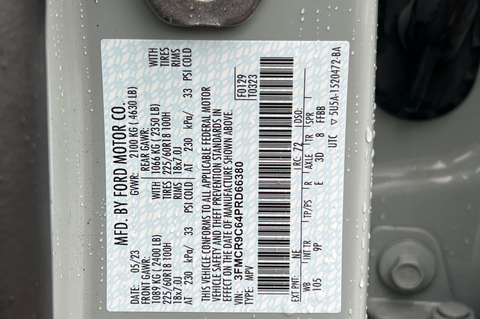 Certified 2023 Ford Bronco Sport Outer Banks image 57