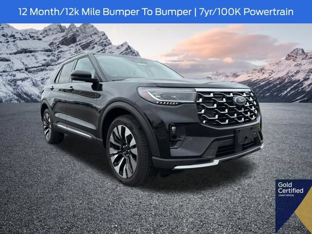 Certified 2025 Ford Explorer Platinum w/ LUX Leather Package