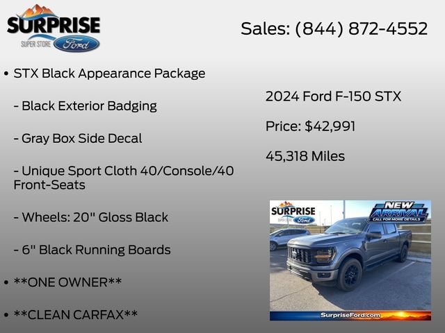 Certified 2024 Ford F150 STX w/ STX Black Appearance Package AWD/4WD image 7