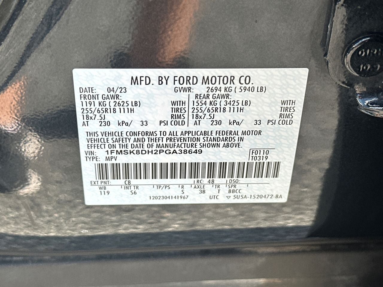 Certified 2023 Ford Explorer XLT w/ Equipment Group 202A AWD/4WD image 34