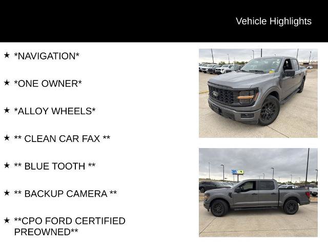 Certified 2024 Ford F150 STX w/ STX Black Appearance Package RWD image 4