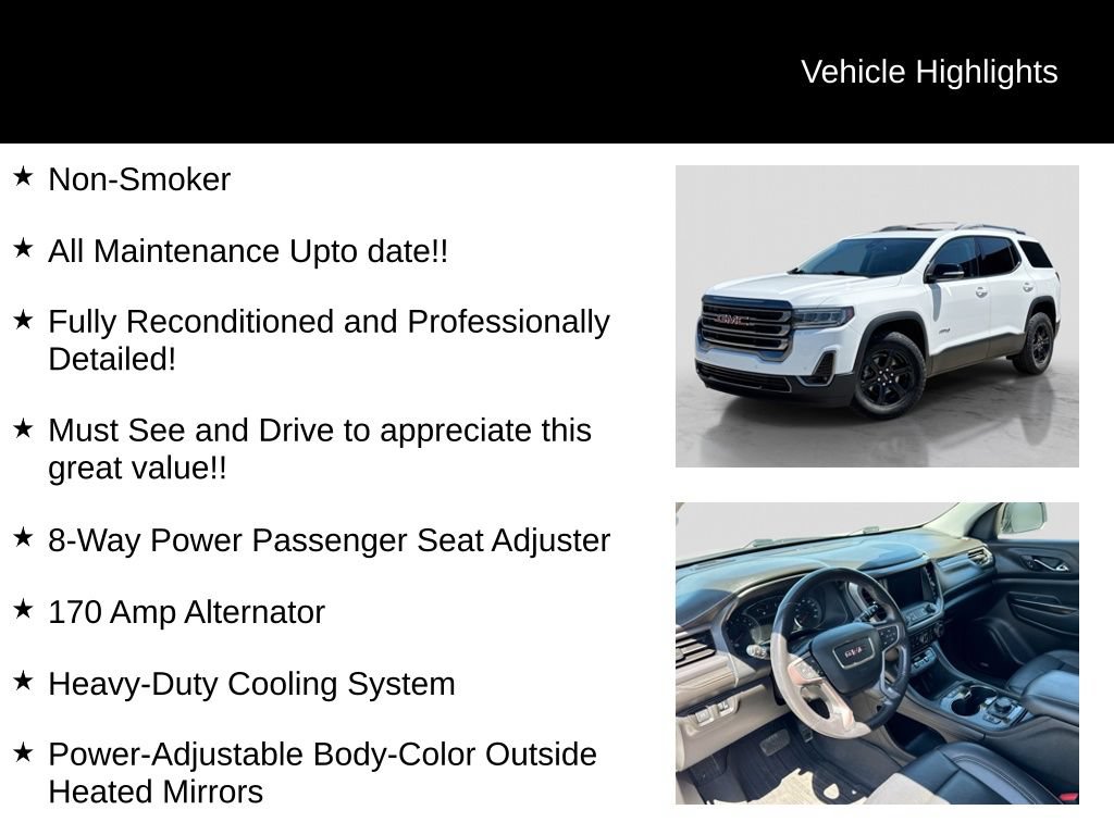 Used 2022 GMC Acadia AT4 w/ Preferred Package AWD/4WD image 32
