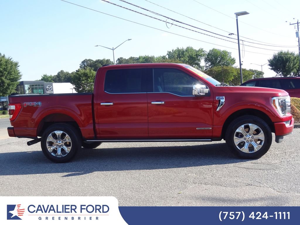 Certified 2021 Ford F150 Platinum w/ Equipment Group 701A High AWD/4WD image 2