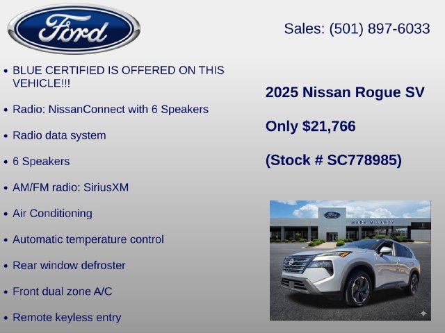 Used 2025 Nissan Rogue SV AWD/4WD image 6