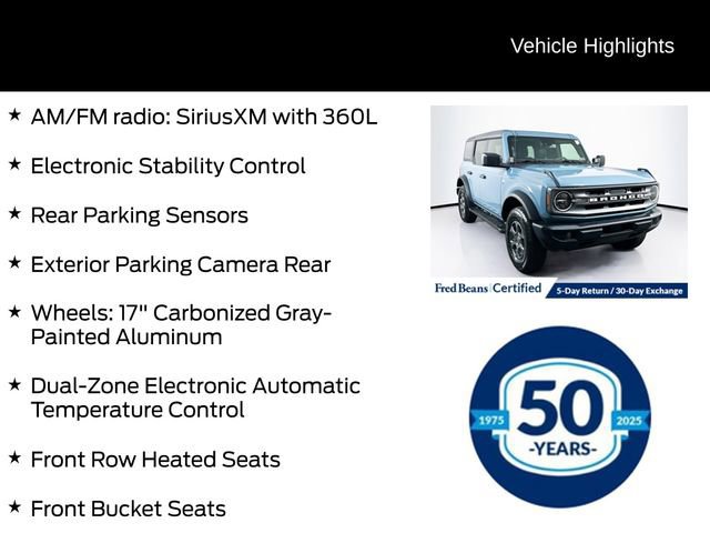 Certified 2023 Ford Bronco Big Bend image 12