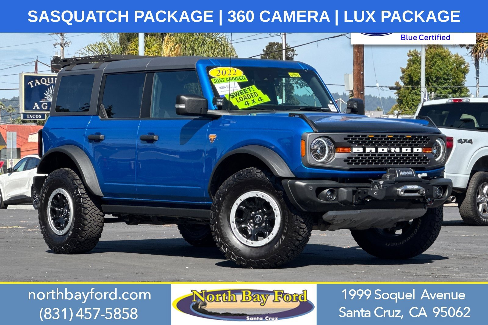 Certified 2022 Ford Bronco Badlands