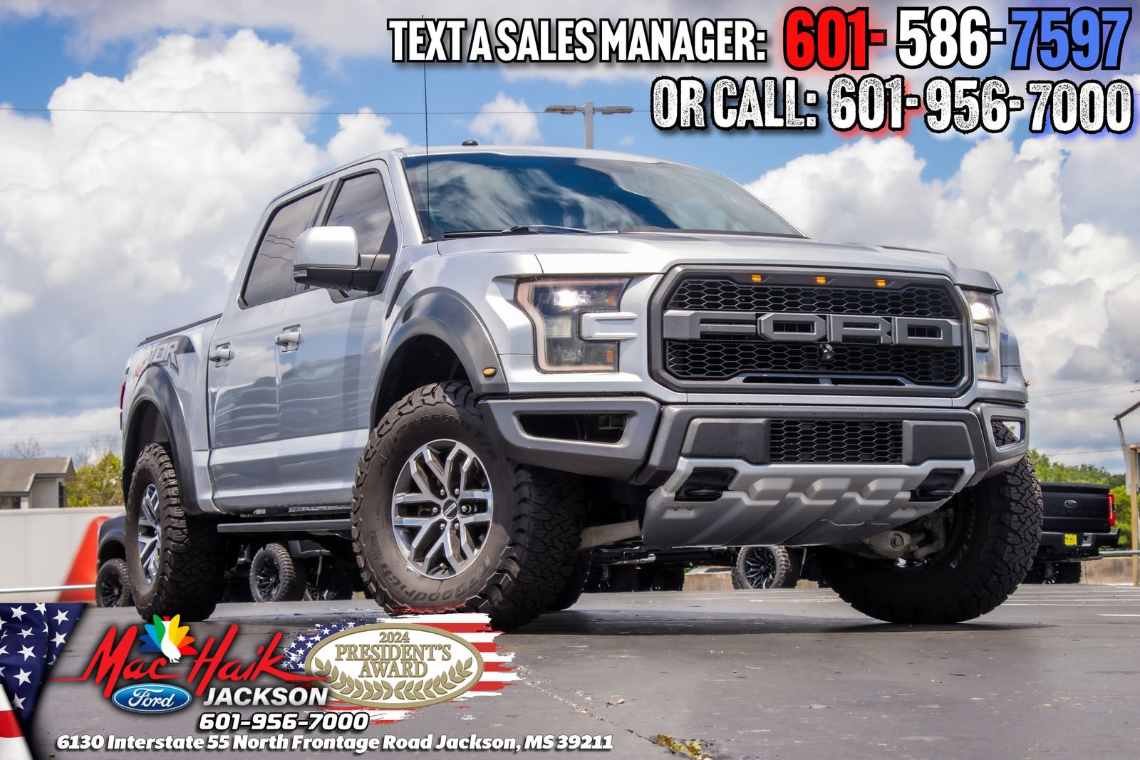 Certified 2017 Ford F150 Raptor w/ Equipment Group 802A Luxury
