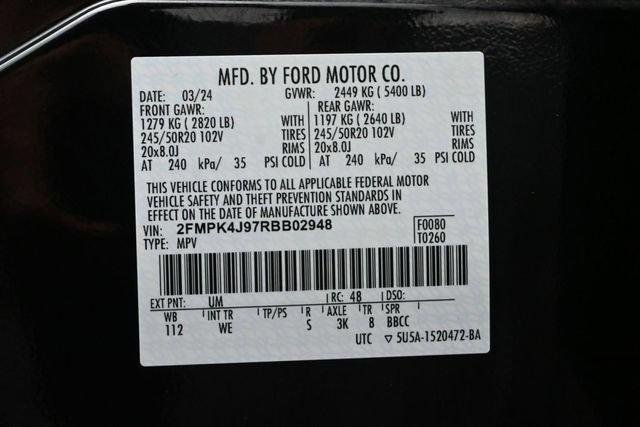 Certified 2024 Ford Edge ST-Line AWD/4WD image 32