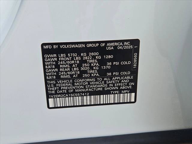 Used 2025 Volkswagen Atlas SE FWD image 25