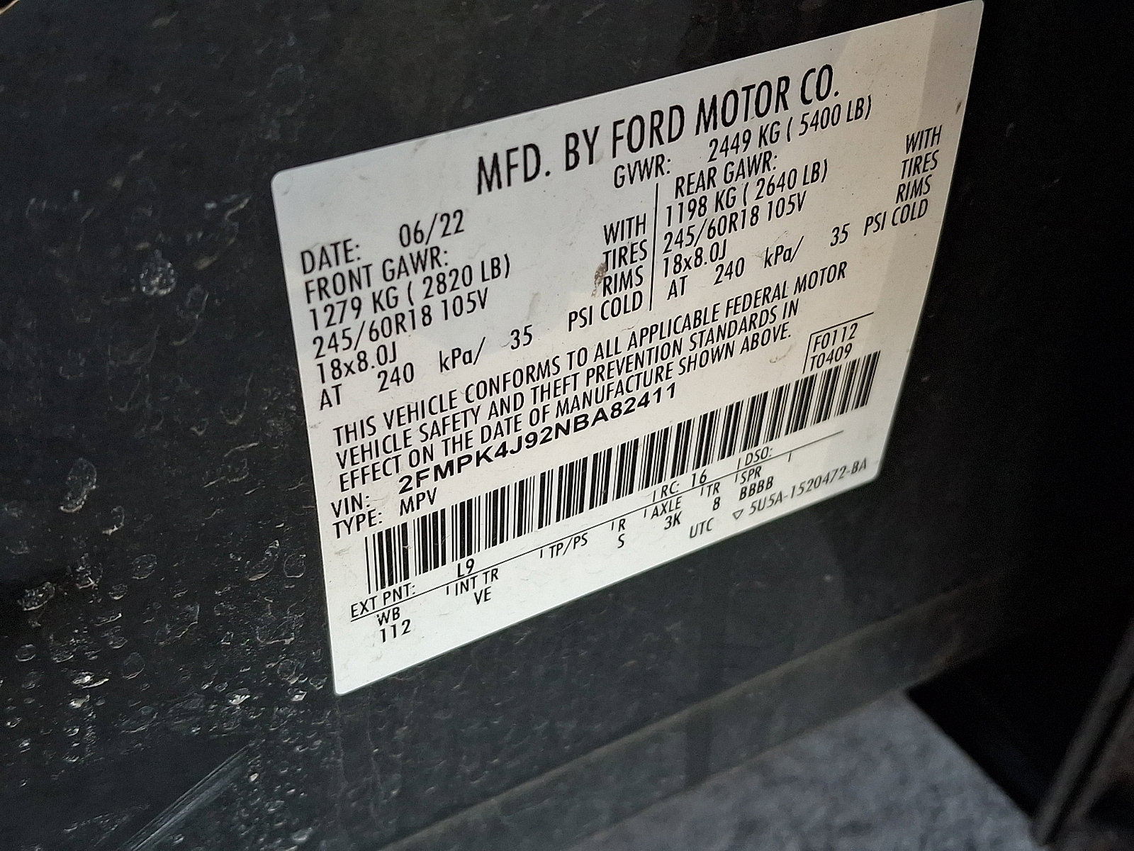 Certified 2022 Ford Edge SEL w/ Convenience Package image 27