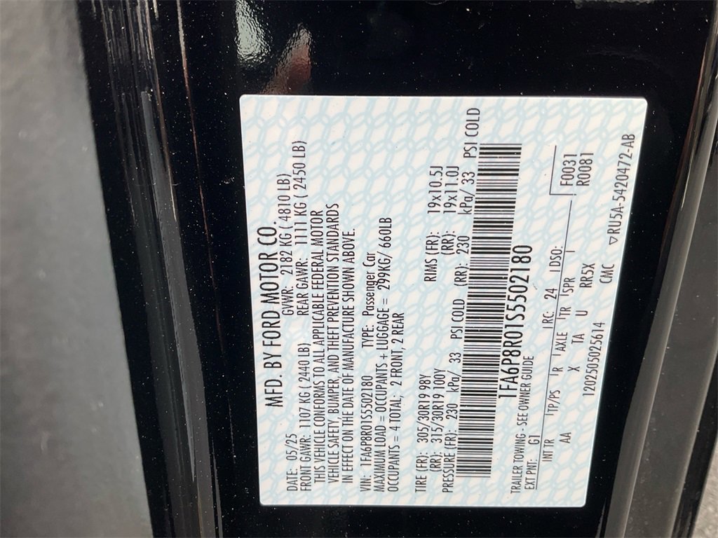 Certified 2025 Ford Mustang Dark Horse w/ Dark Horse Handlin Package image 16