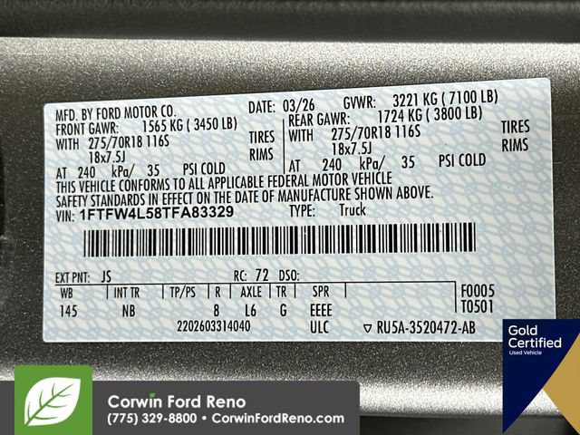 Certified 2026 Ford F150 Tremor w/ Equipment Group 402B AWD/4WD image 36