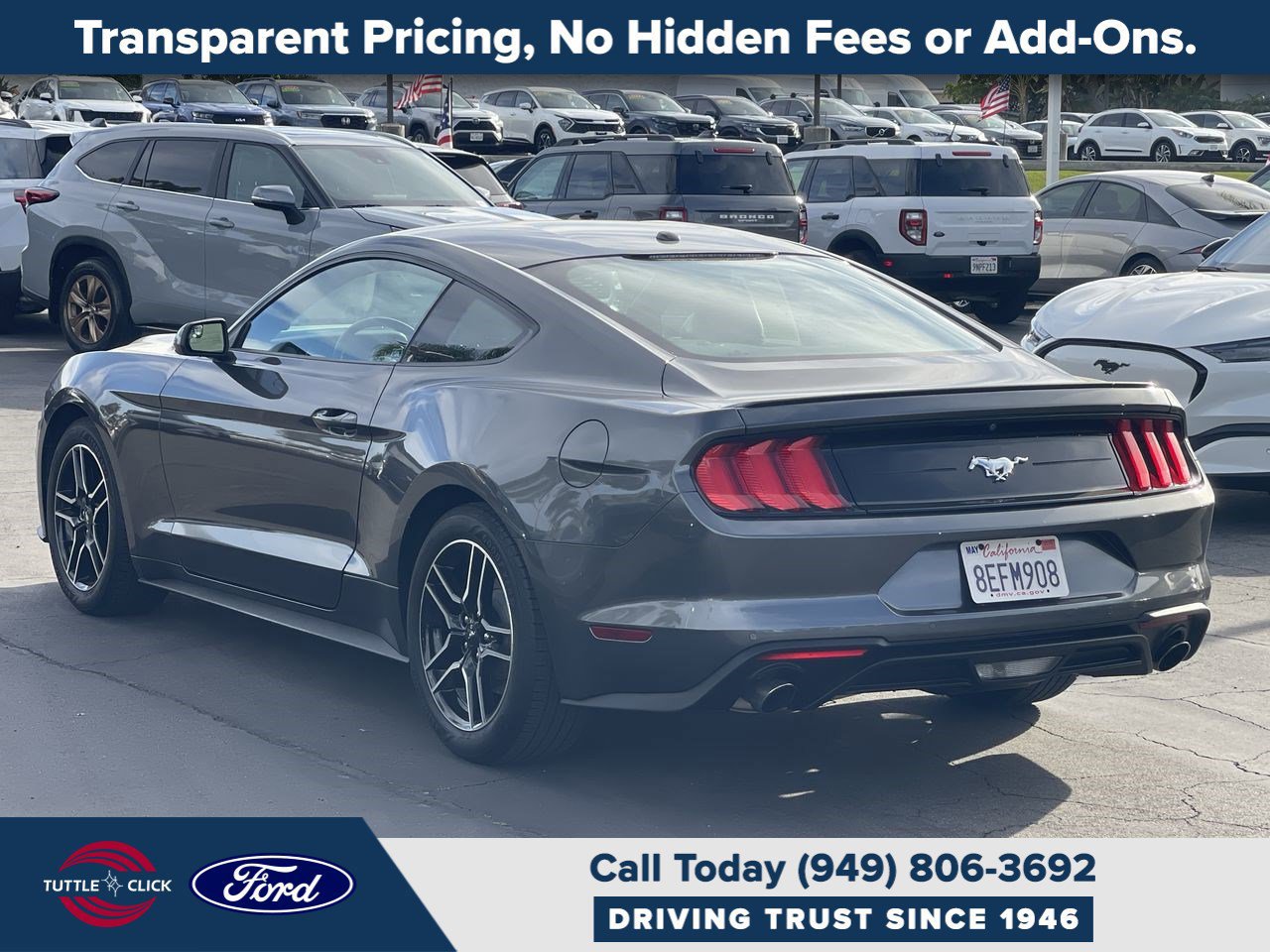 Certified 2018 Ford Mustang EcoBoost w/ Equipment Group 101A image 3