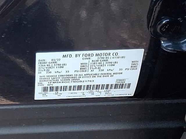 Certified 2022 Ford Explorer ST w/ ST Street Pack image 27