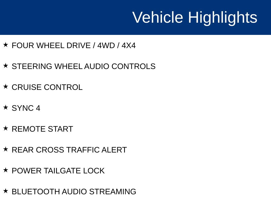 Certified 2026 Ford Ranger XLT w/ FX4 Off-Road Package AWD/4WD image 8