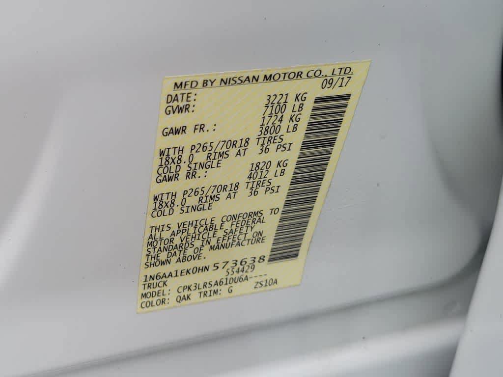 Used 2017 Nissan Titan S RWD image 16