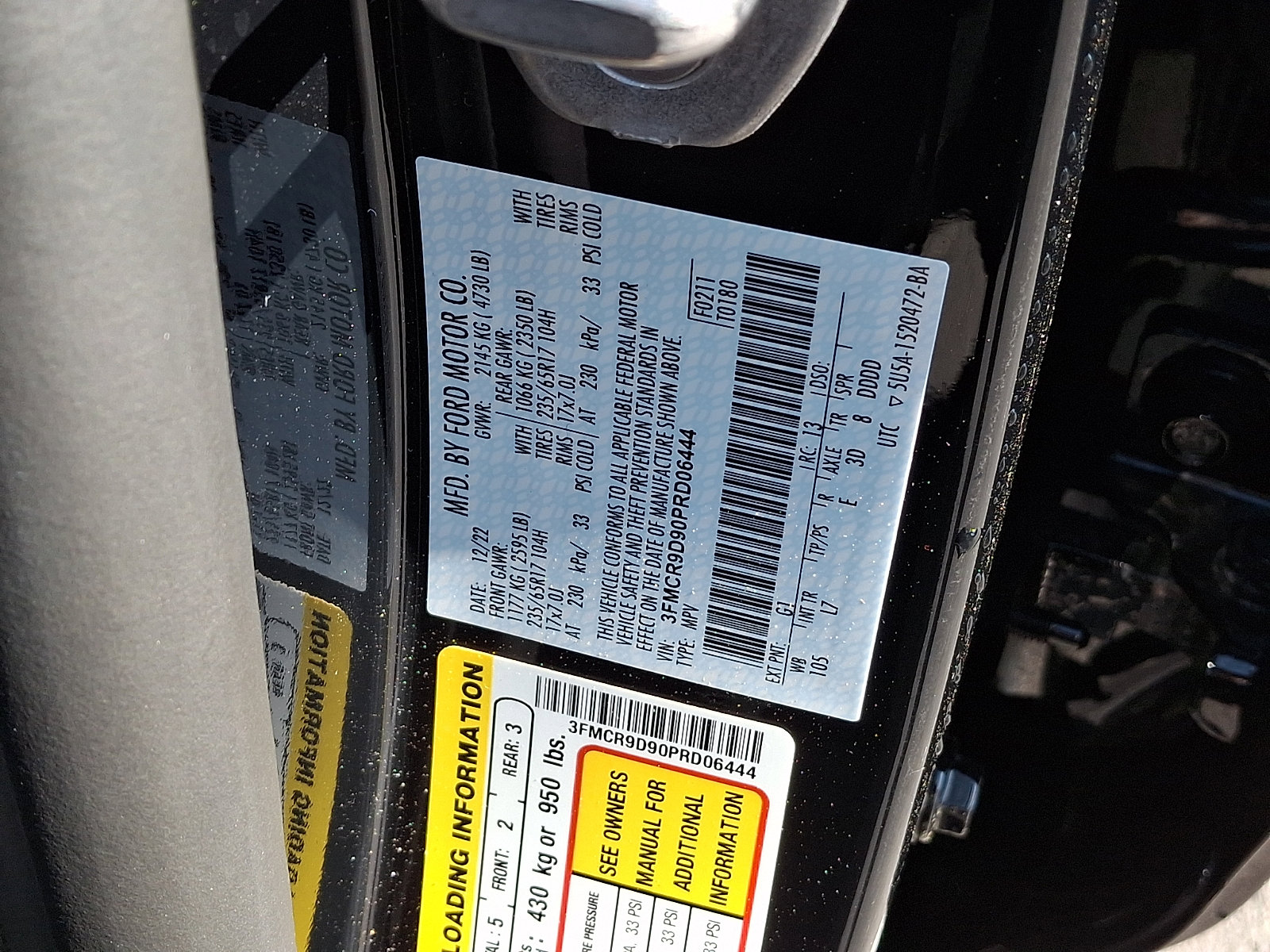 Certified 2023 Ford Bronco Sport Badlands AWD/4WD image 28