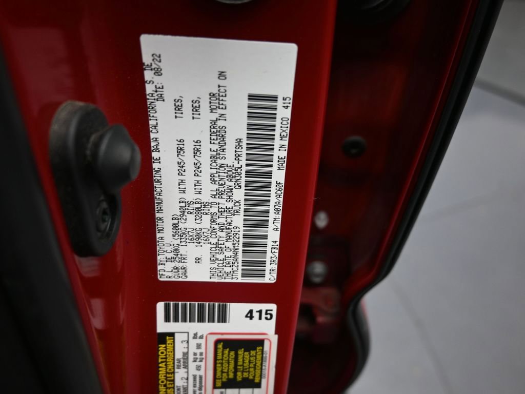 Used 2022 Toyota Tacoma SR AWD/4WD image 19