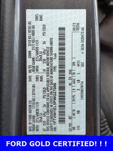 Certified 2023 Ford F150 Lightning Lariat w/ Max Trailer Tow Package image 21