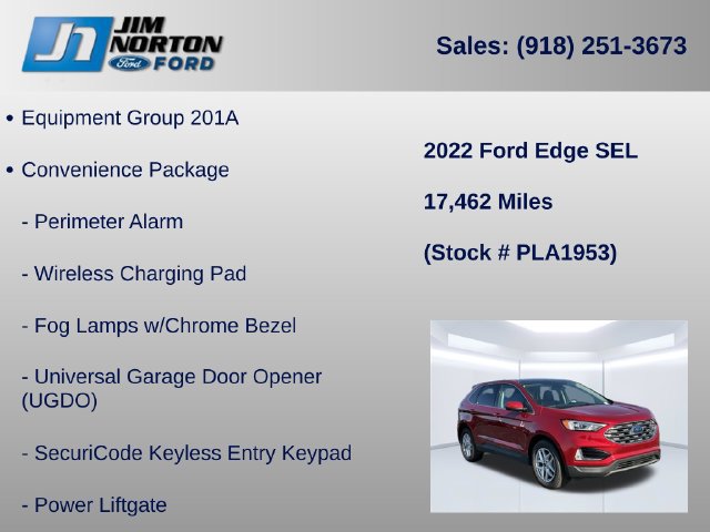 Certified 2022 Ford Edge SEL w/ Convenience Package AWD/4WD image 11