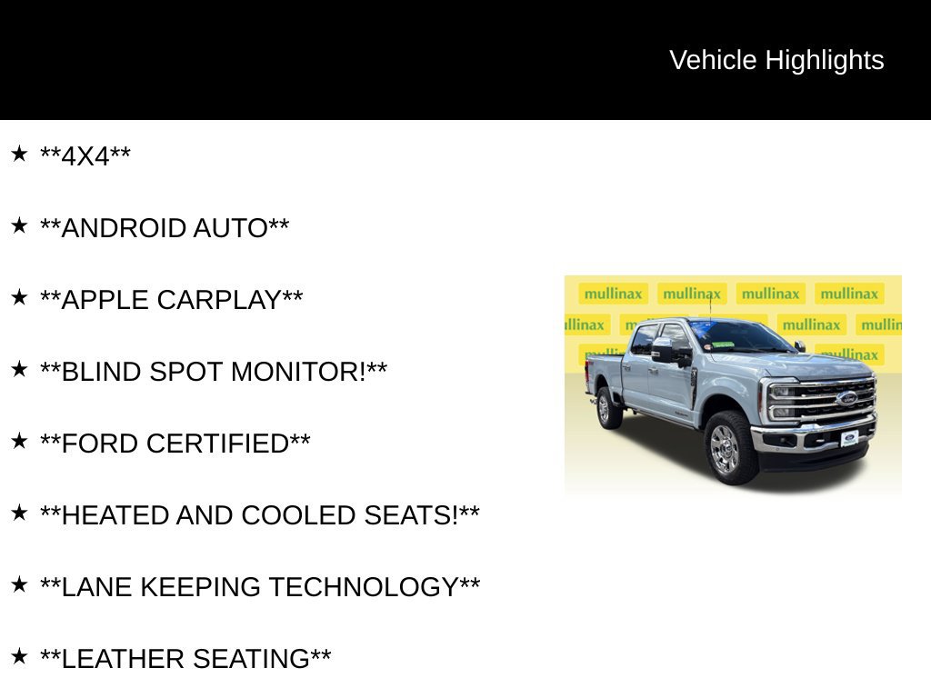 Certified 2024 Ford F250 King Ranch w/ Chrome Package AWD/4WD image 13