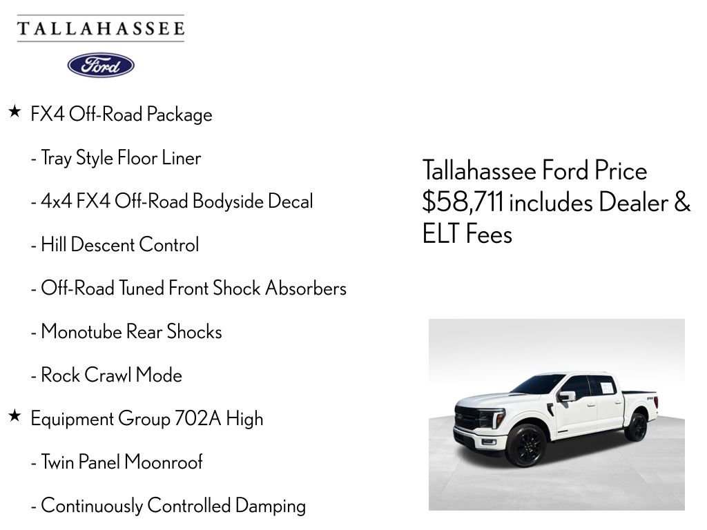 Certified 2024 Ford F150 Platinum w/ Equipment Group 702A High AWD/4WD image 9