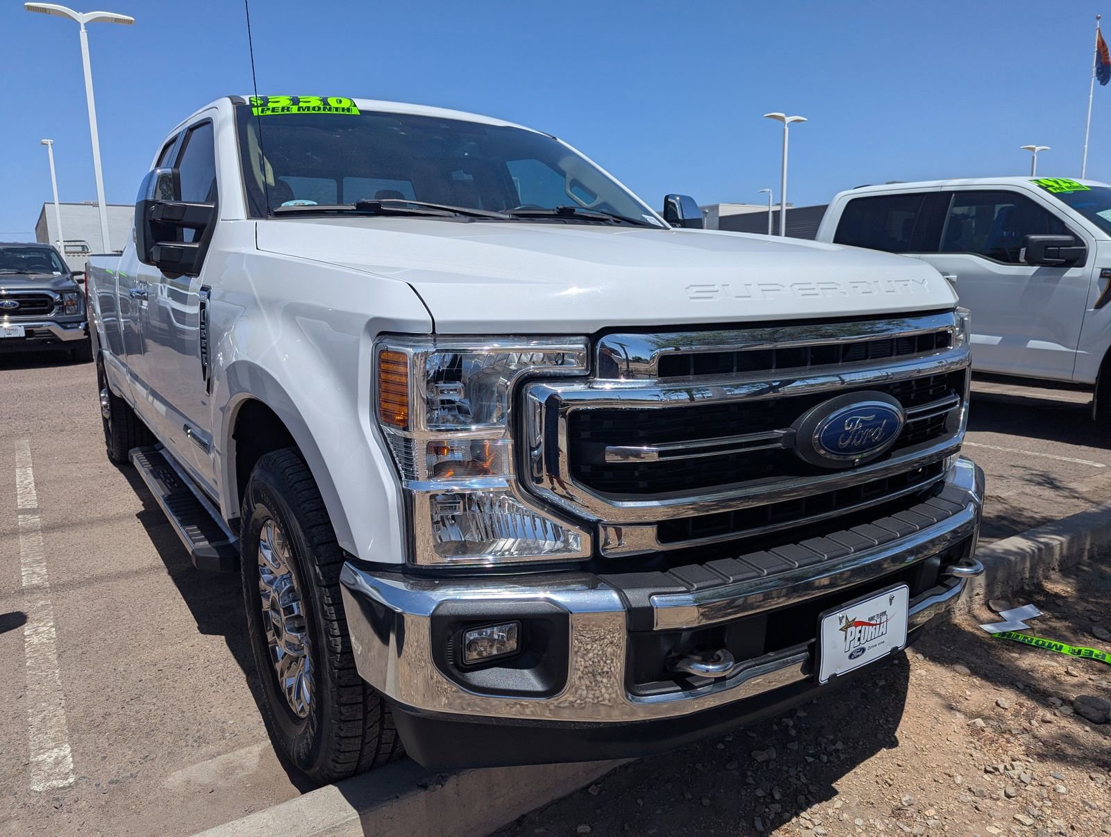 Certified 2021 Ford F250 Lariat w/ Chrome Package RWD image 3