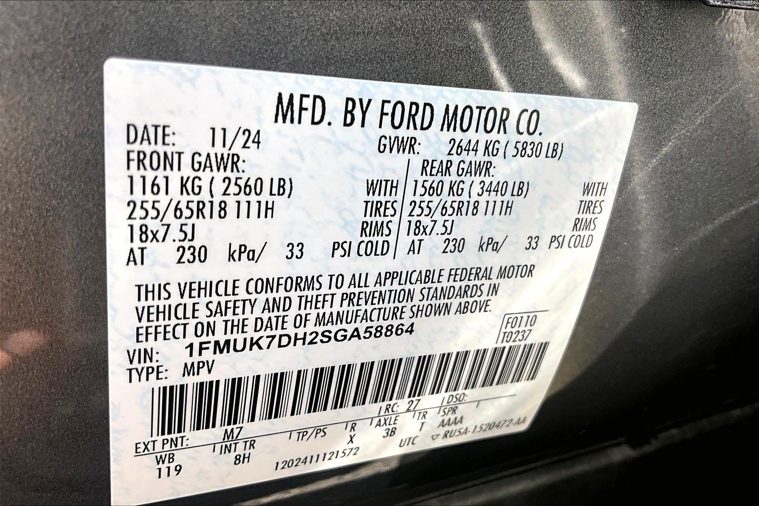 Certified 2025 Ford Explorer Active RWD image 37