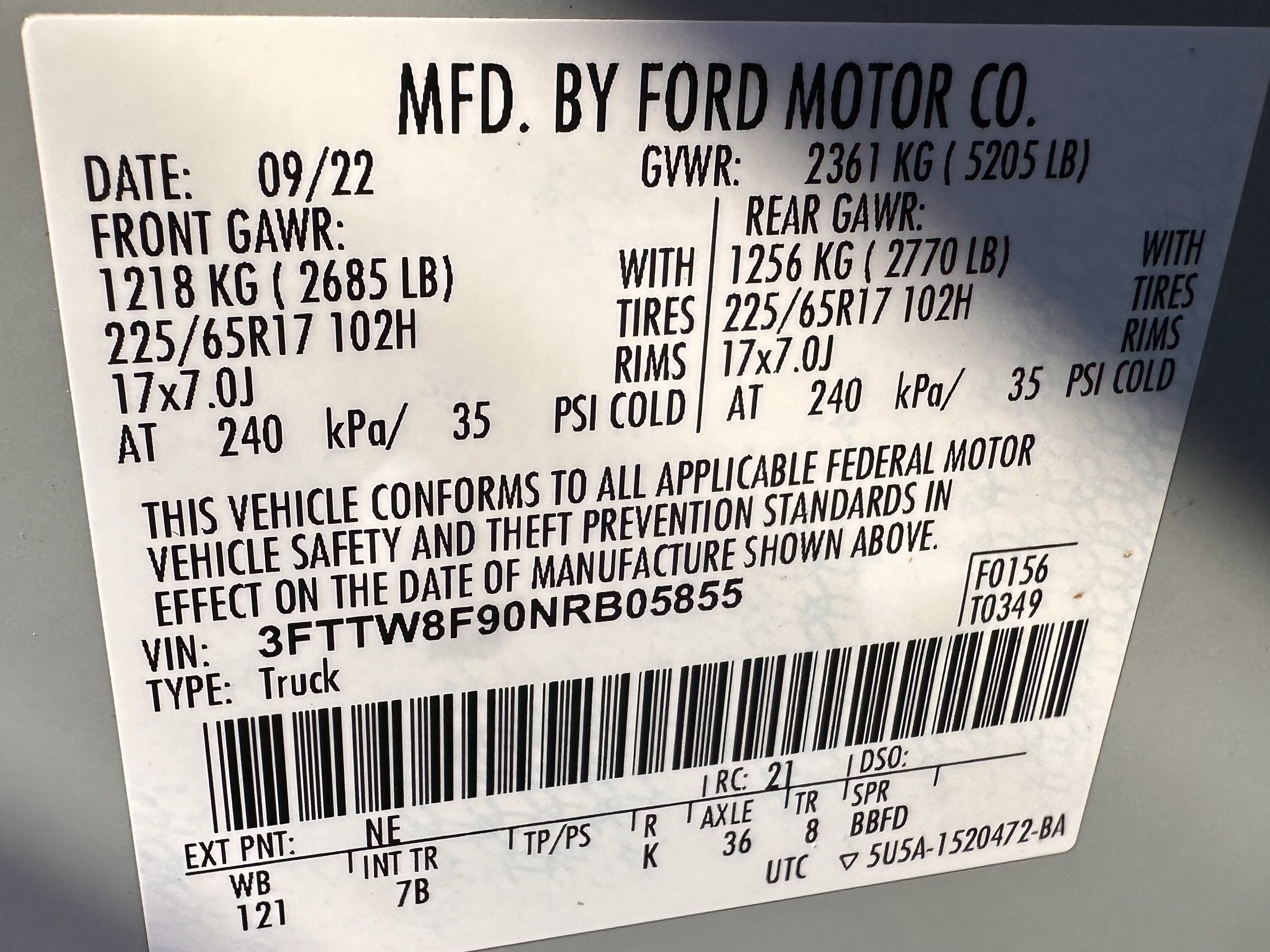 Certified 2022 Ford Maverick XLT w/ Equipment Group 300A Standard AWD/4WD image 10