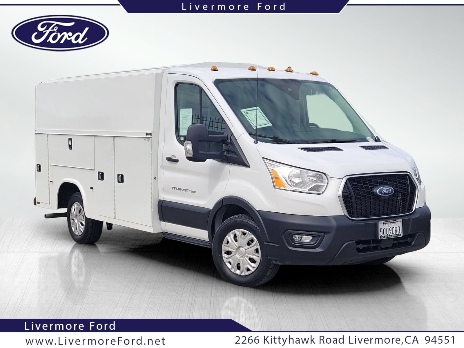 Certified 2022 Ford Transit 350 w/ Interior Upgrade Package RWD image 1