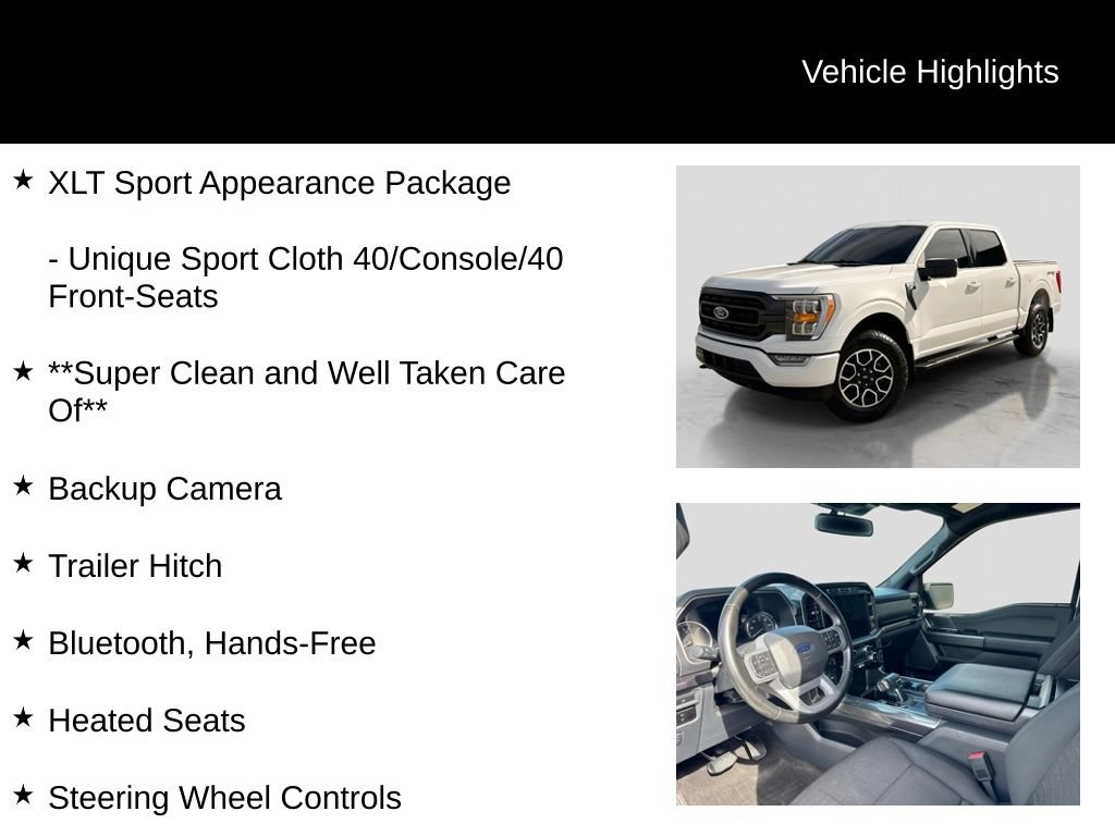 Certified 2023 Ford F150 XLT w/ Equipment Group 302A High AWD/4WD image 21