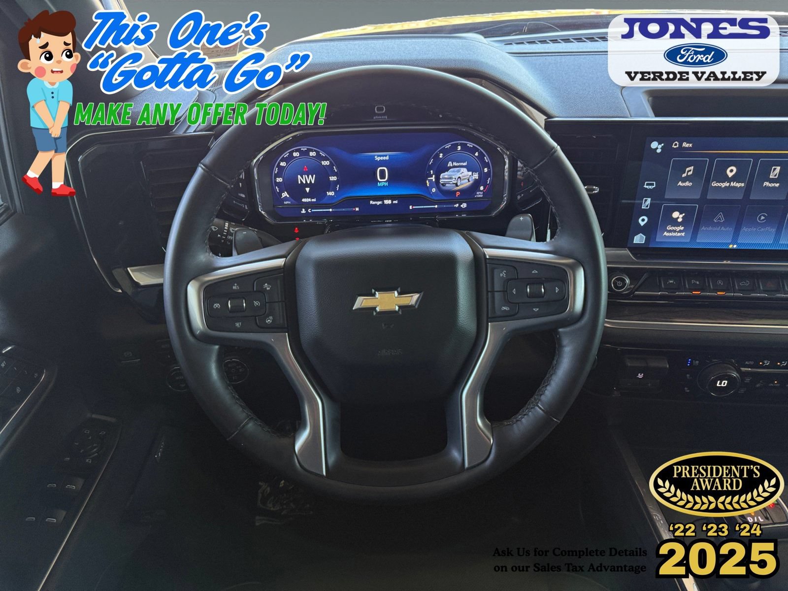 Used 2025 Chevrolet Silverado 1500 LTZ w/ Z71 Off-Road Package AWD/4WD image 17