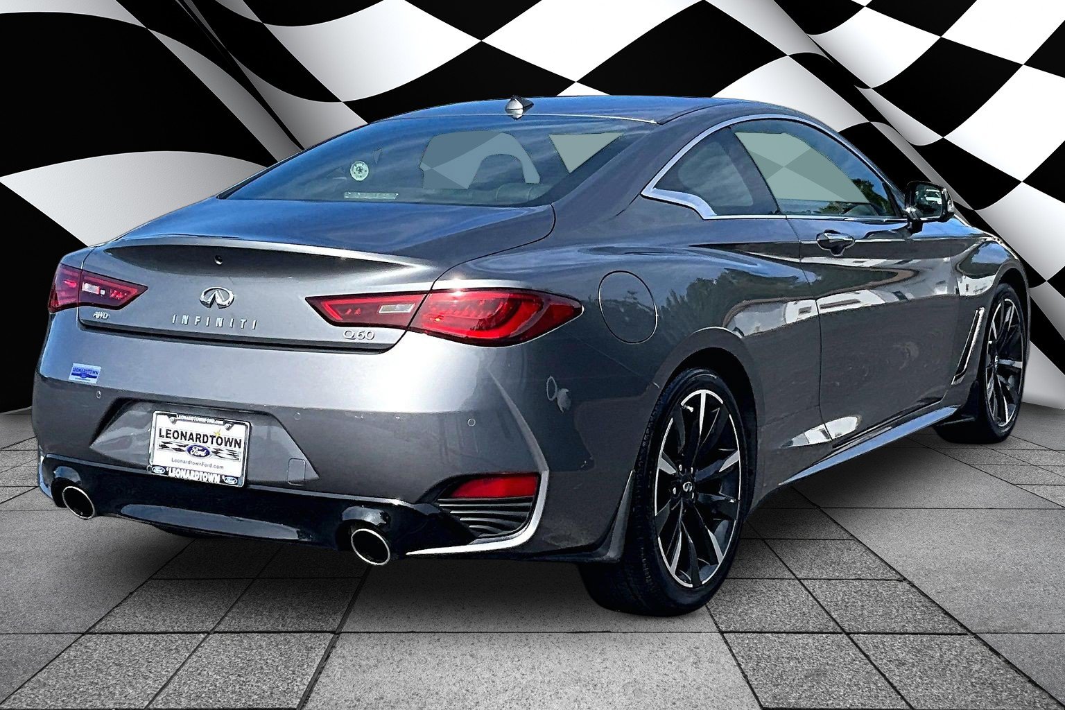Used 2022 INFINITI Q60 3.0t Luxe w/ Cargo Package AWD/4WD image 2