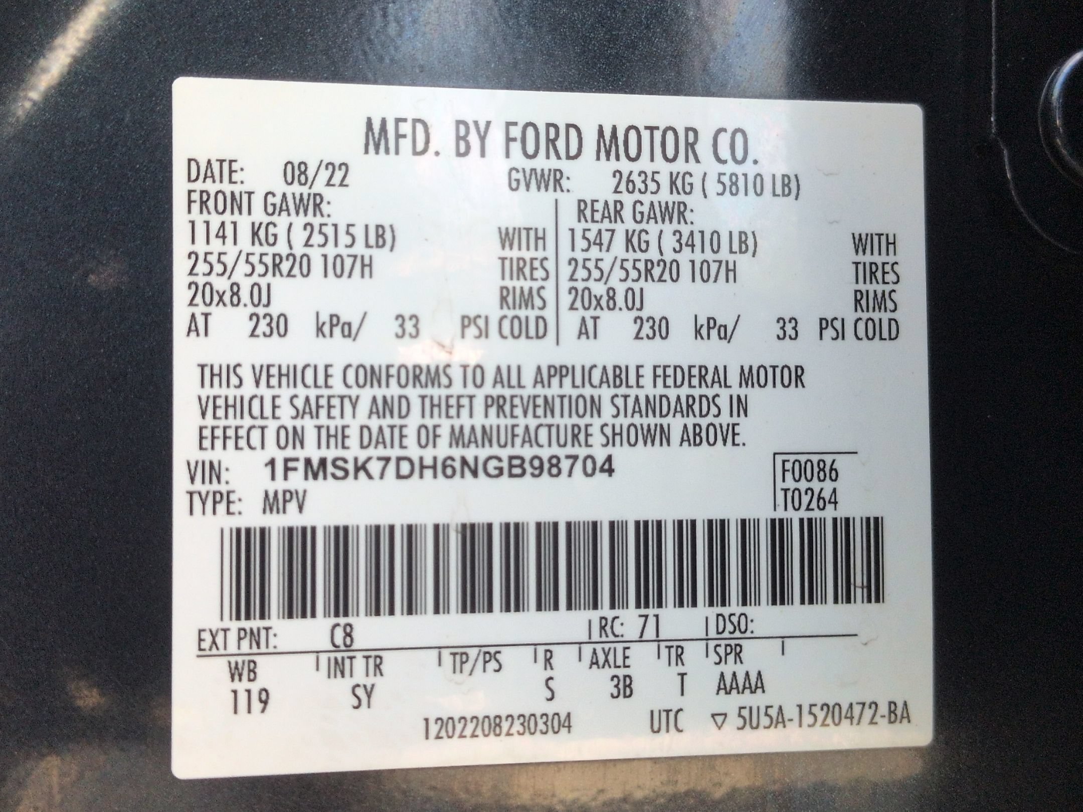 Certified 2022 Ford Explorer XLT w/ Equipment Group 202A RWD image 38