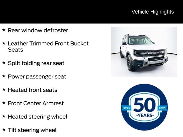Certified 2025 Ford Bronco Sport Badlands AWD/4WD image 11